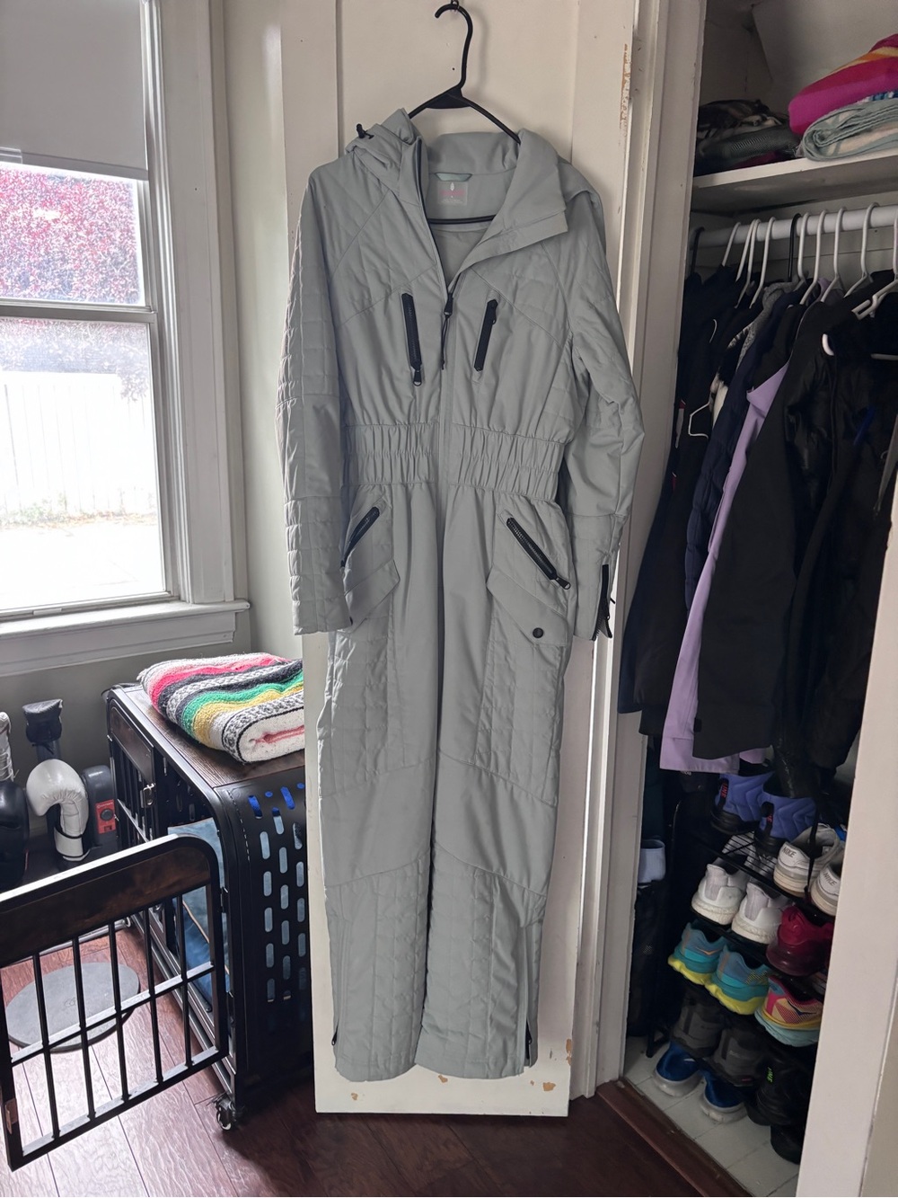 Free People FP Movement All Prepped Ski Suit in Aqua Haze